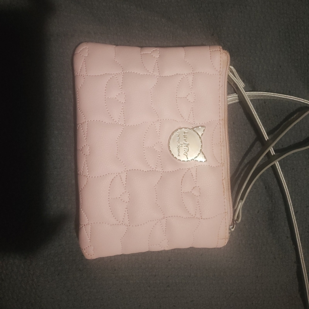 Pink Quilted Crossbody Bag
